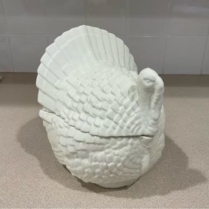 Thanksgiving turkey pottery holiday decor